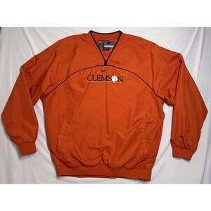 Vintage Clemson Tigers Nike‎ Center Swoosh Pullover Embroidered Logo Size Medium